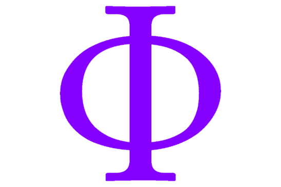 Purple Phi Symbol