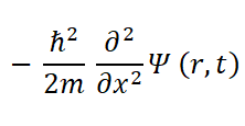 Schrodinger Equation Kinetic Energy Term